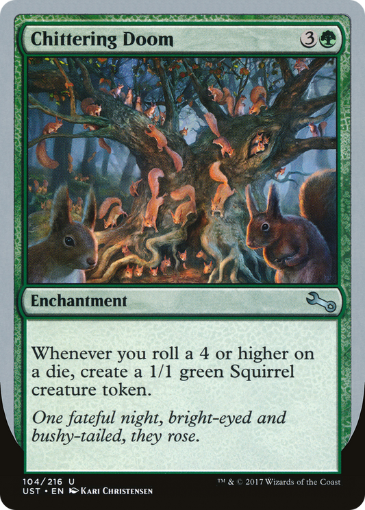 Chittering Doom (UST-104) (Foil)