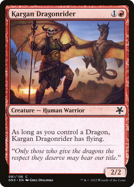 Kargan Dragonrider (GN3-081)