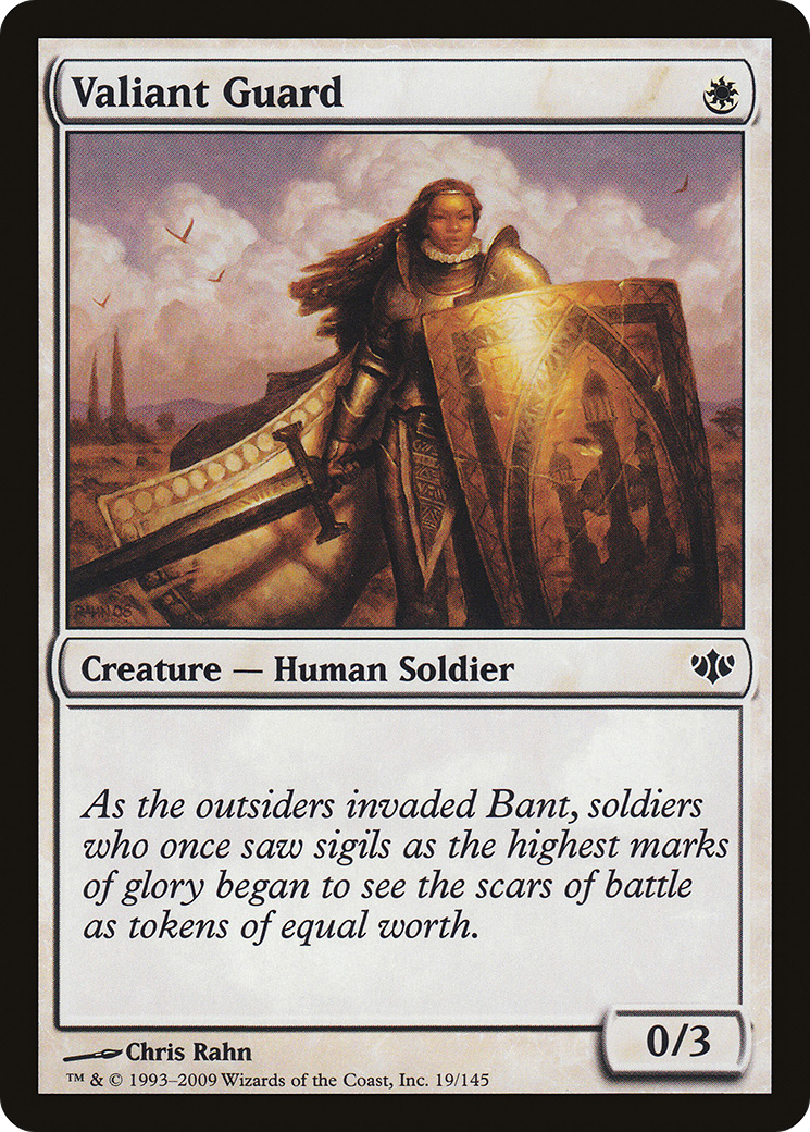 Valiant Guard (CON-019) (Foil)
