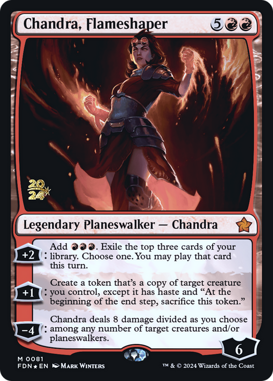 Chandra, Flameshaper (PRE-81S) (Foil)