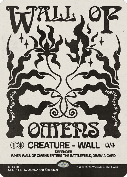 Wall of Omens (SLD-1518) (Showcase) (Borderless)
