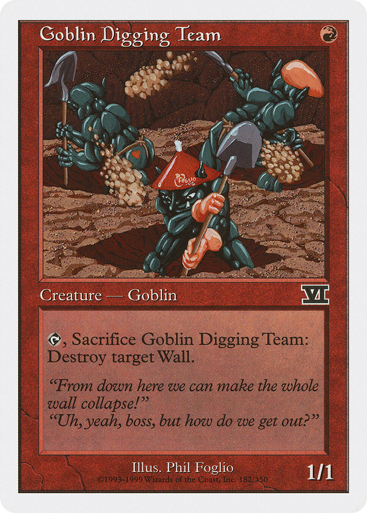 Goblin Digging Team (6ED-182)