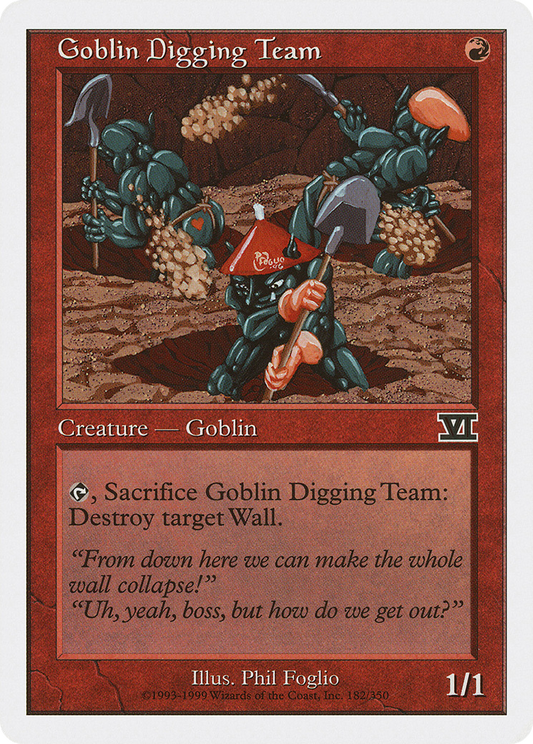 Goblin Digging Team (6ED-182)