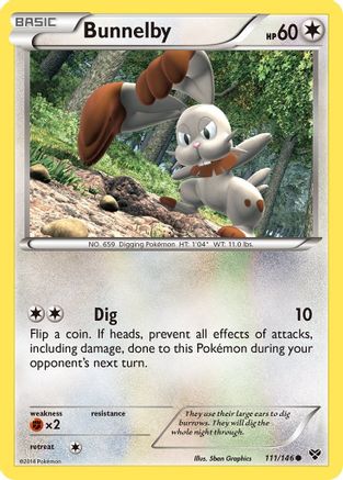 Bunnelby (XY-) (Reverse Holofoil)