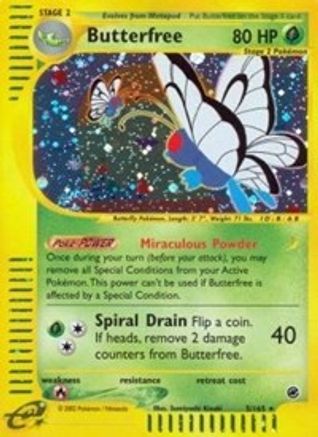Butterfree (5) (EX-005) (Holofoil)