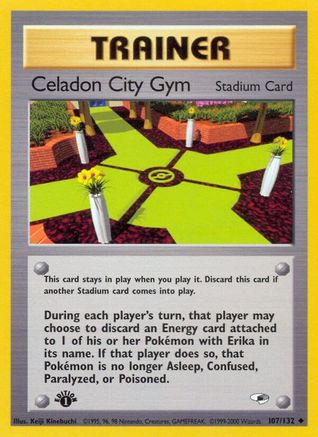 Celadon City Gym (G1-107) (1st Edition)