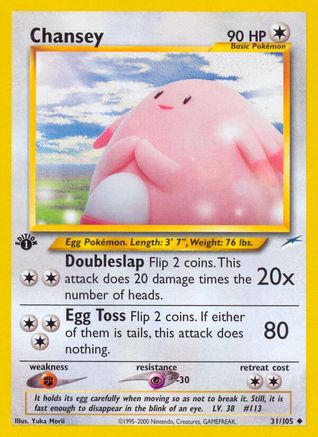 Chansey (N4-031) (1st Edition)