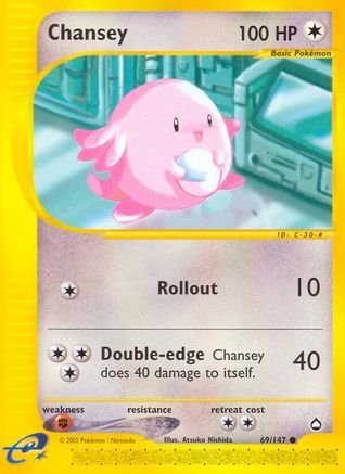 Chansey (AQ-069) (Reverse Holofoil)