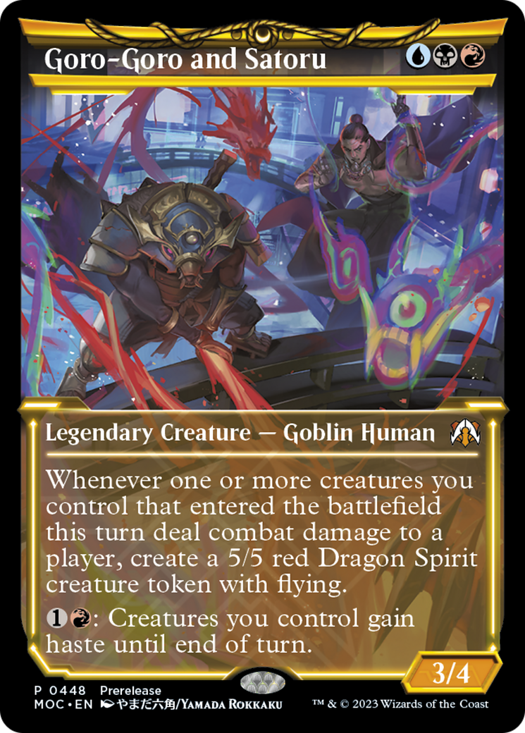 Goro-Goro and Satoru (PRE-448) (Showcase) (Foil)