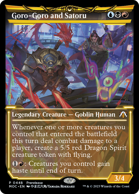 Goro-Goro and Satoru (PRE-448) (Showcase) (Foil)