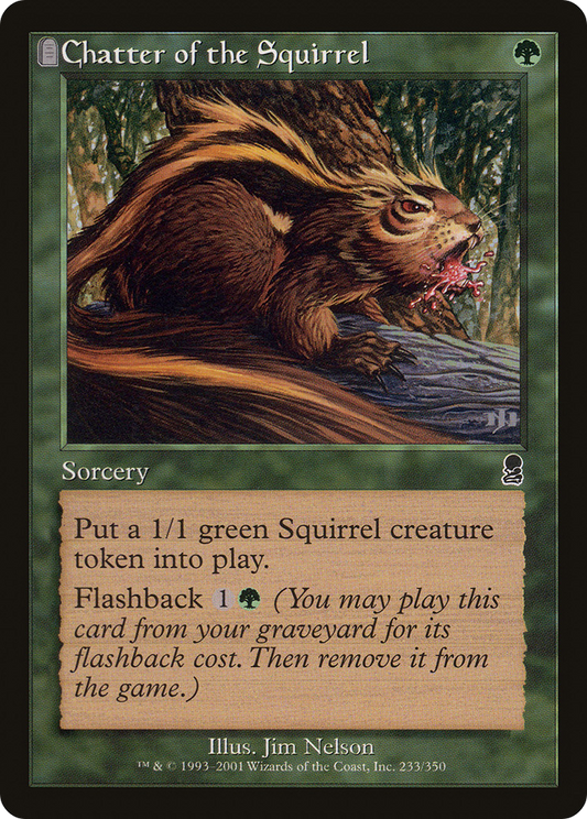 Chatter of the Squirrel (ODY-233) (Foil)