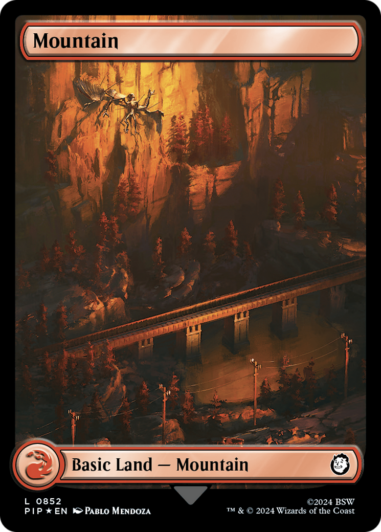 Mountain (PIP-852) (Full Art) (Surge Foil)