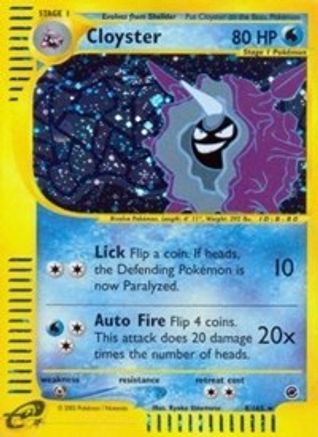 Cloyster (8) (EX-008) (Reverse Holofoil)