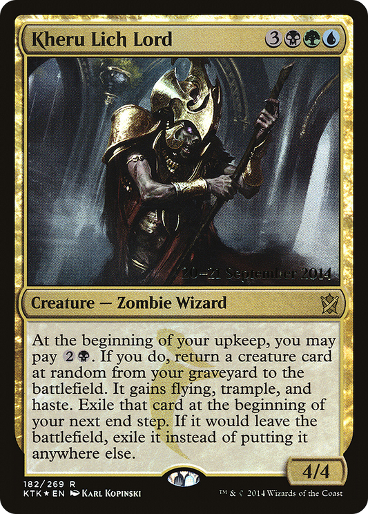 Kheru Lich Lord (PRE-182S) (Foil)