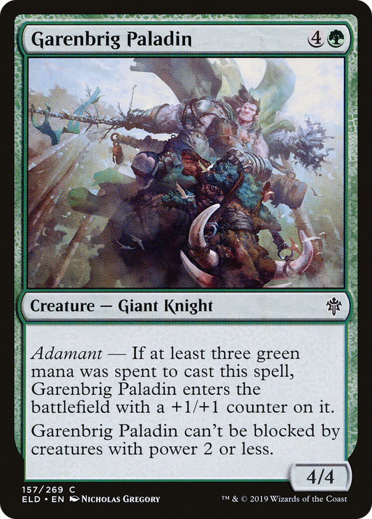 Garenbrig Paladin (ELD-157) (Foil)