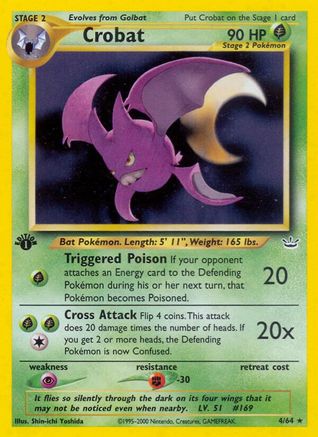 Crobat (N3-004) (Unlimited Holofoil)