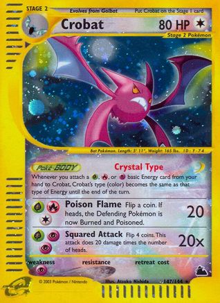 Crobat (147) (SK-147) (Reverse Holofoil)