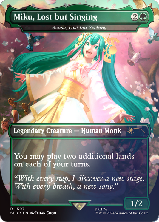 Miku, Lost but Singing / Azusa, Lost but Seeking (SLD-1597★) (Borderless) (Foil)