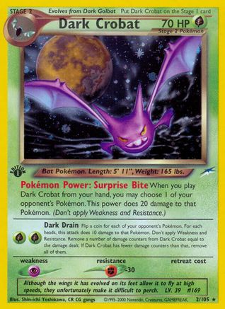 Dark Crobat (N4-002) (Unlimited Holofoil)