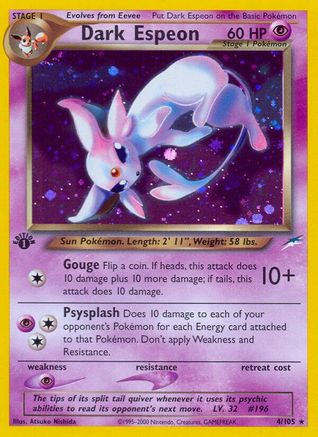 Dark Espeon (N4-004) (Unlimited Holofoil)