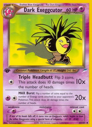 Dark Exeggcutor (N4-033) (Unlimited)