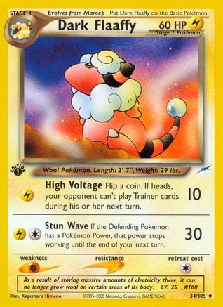 Dark Flaaffy (N4-034) (1st Edition)