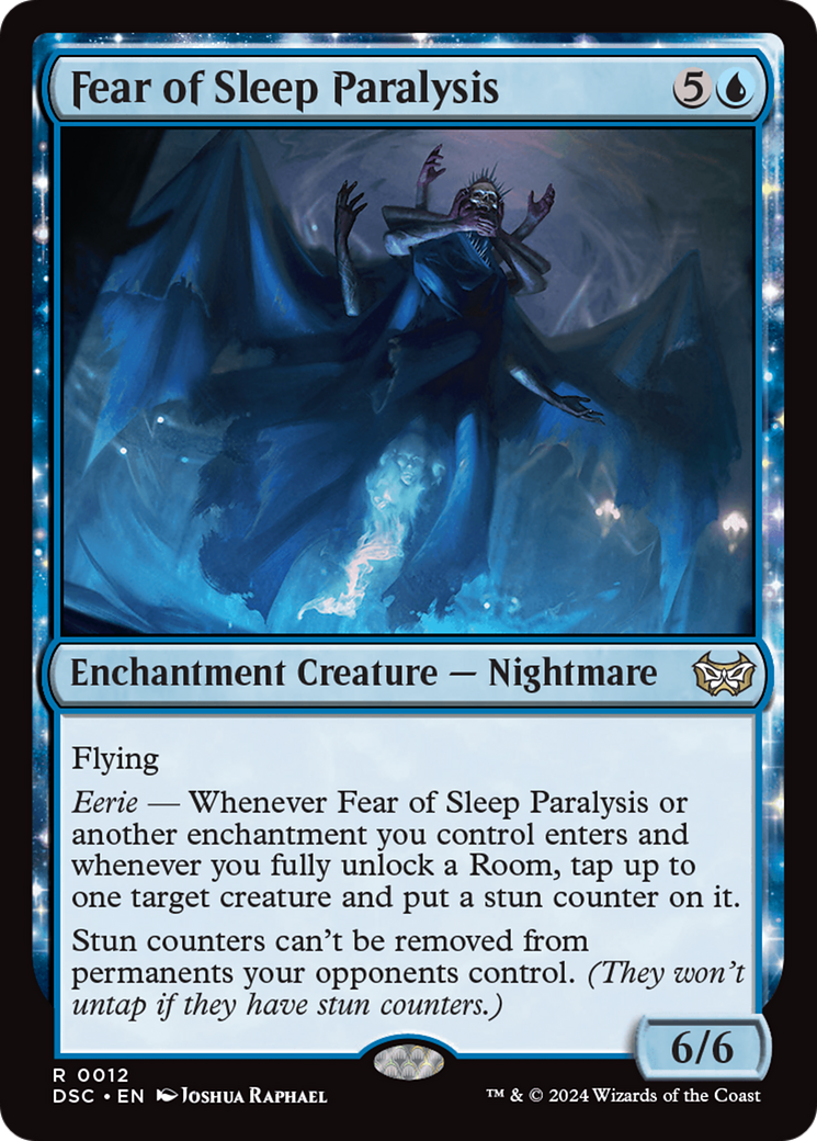 Fear of Sleep Paralysis (DSC-012)