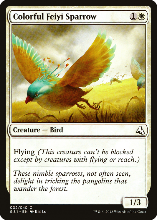 Colorful Feiyi Sparrow (GS1-002)