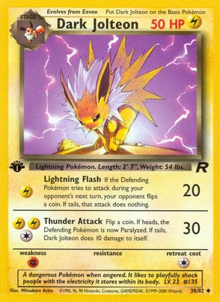 Dark Jolteon (TR-038) (1st Edition)