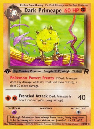Dark Primeape (TR-043) (1st Edition)