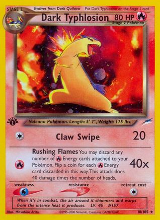 Dark Typhlosion (N4-010) (Unlimited Holofoil)