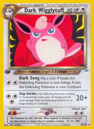 Dark Wigglytuff (N4-040) (1st Edition)