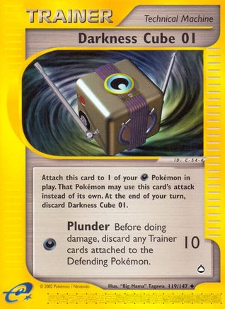 Darkness Cube 01 (AQ-119) (Reverse Holofoil)