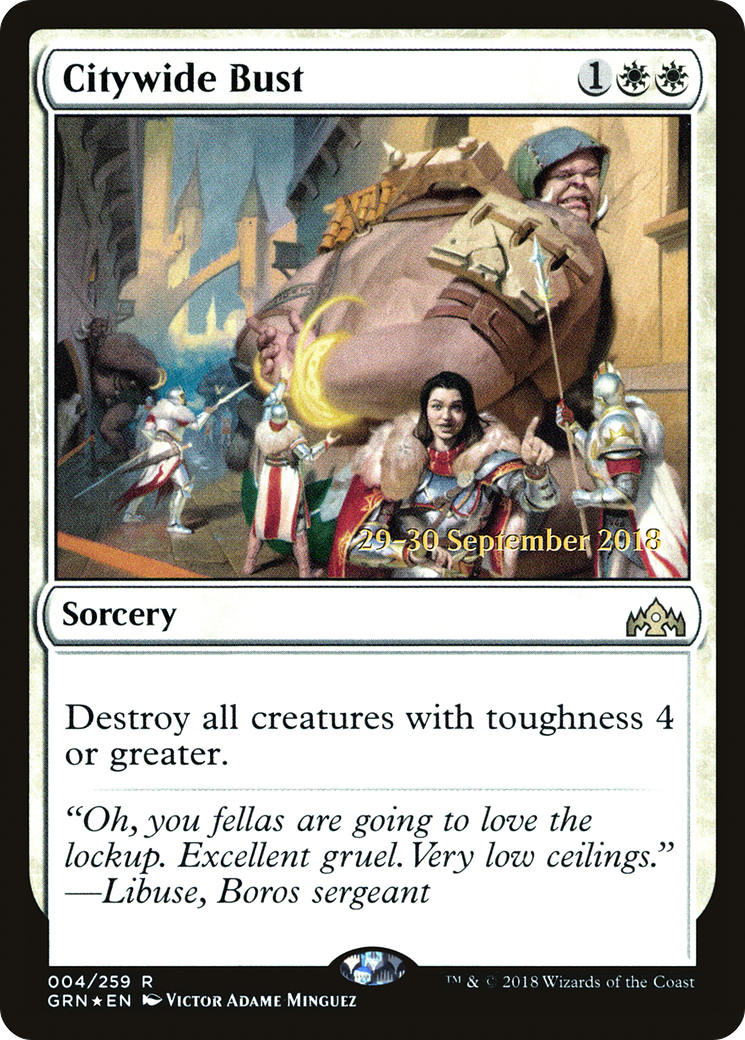 Citywide Bust (PRE-04S) (Foil)