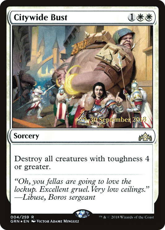 Citywide Bust (PRE-04S) (Foil)
