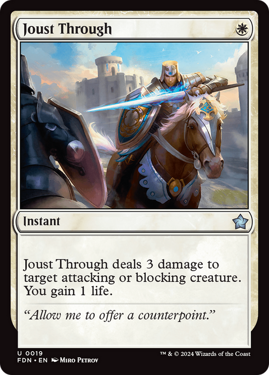 Joust Through (FDN-019) (Foil)