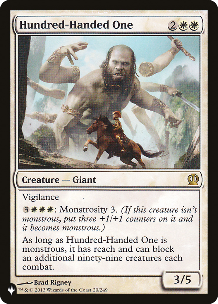 Hundred-Handed One (LIST-THS-20)