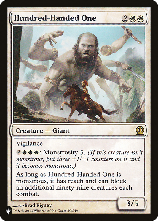 Hundred-Handed One (LIST-THS-20)