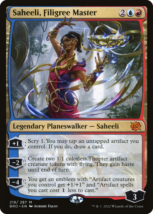 Saheeli, Filigree Master (PPBRO-219P)