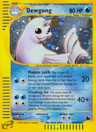 Dewgong (H6) (SK-H6) (Holofoil)