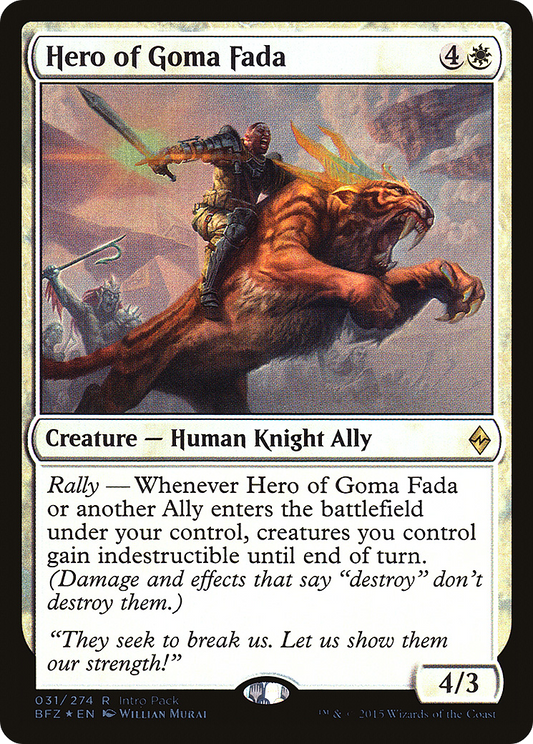 Hero of Goma Fada (UMP-031) (Foil)