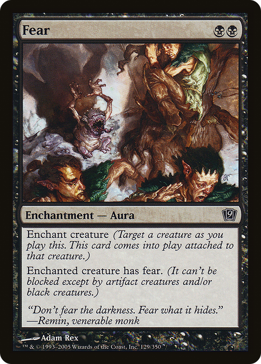 Fear (9ED-129★) (Foil)