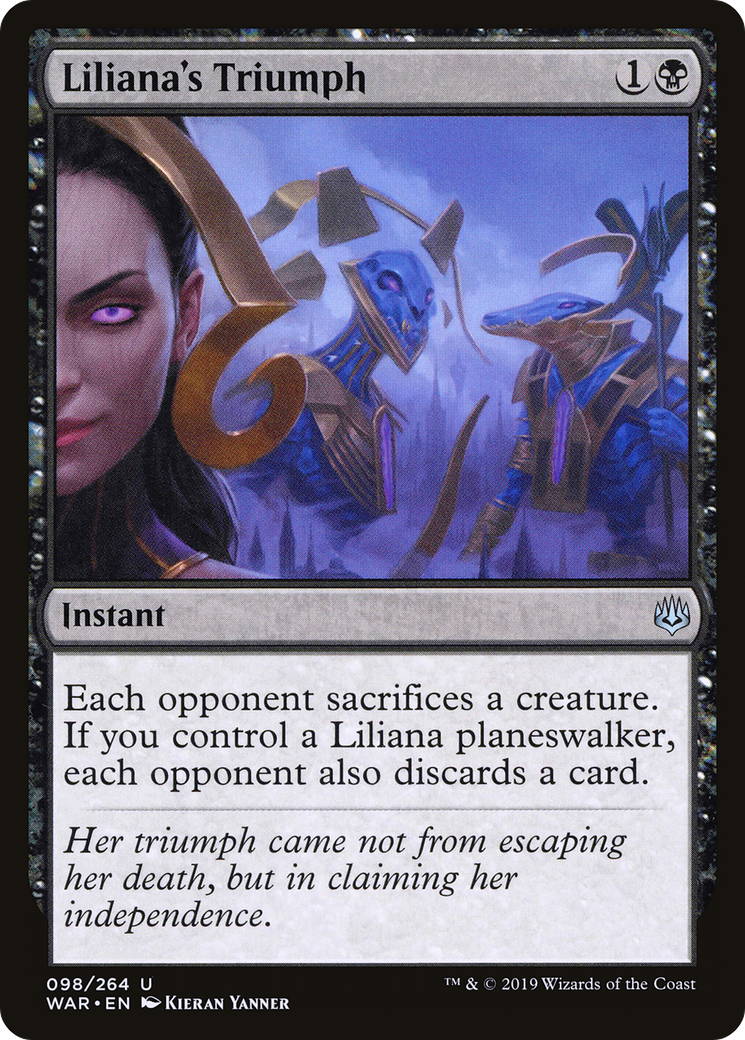 Liliana's Triumph (WAR-098)