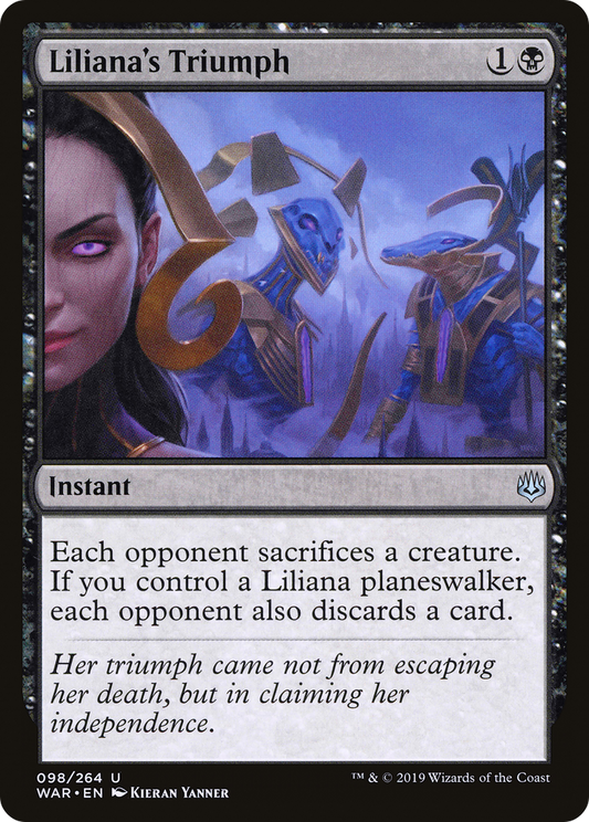 Liliana's Triumph (WAR-098) (Foil)