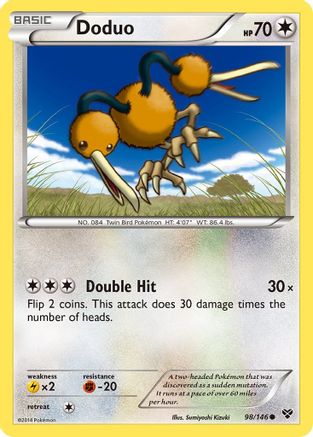 Doduo (XY-) (Reverse Holofoil)
