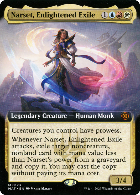 Narset, Enlightened Exile (MAT-173) (Extended Art) (Foil)
