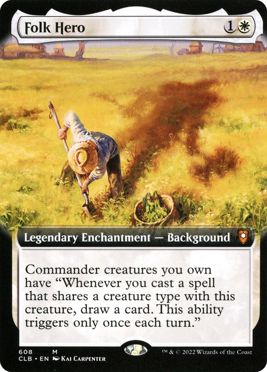 Folk Hero (CLB-608) (Extended Art) (Foil)