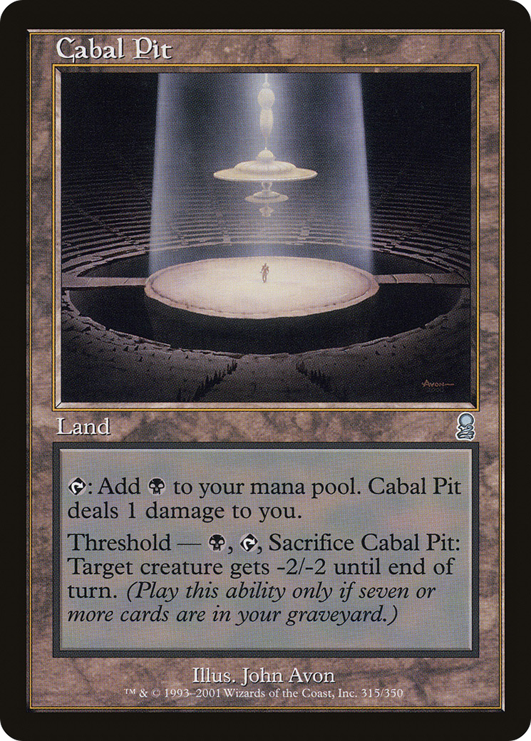 Cabal Pit (ODY-315) (Foil)