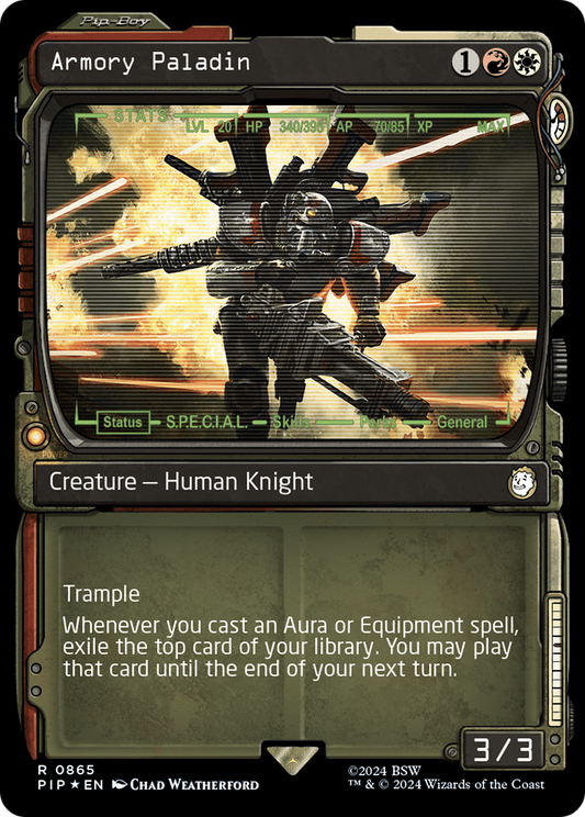 Armory Paladin (PIP-865) (Showcase) (Surge Foil)