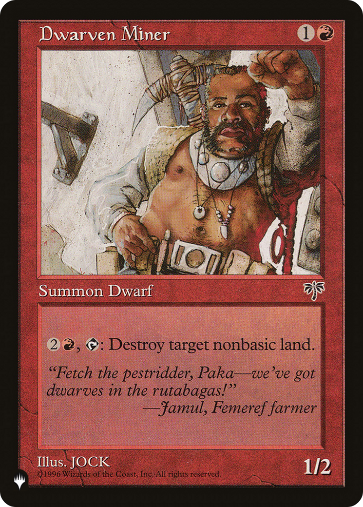 Dwarven Miner (LIST-MIR-169)